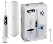 Szczoteczki elektryczne - Szczoteczka elektryczna Oral-B iO Series 6 Grey Opal 2 końcówki - miniaturka - grafika 1