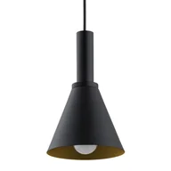 Lampy sufitowe - Argon Lampa wisząca Norte, stal czarny/złoty, długość 114 cm, 4-punktowa - miniaturka - grafika 1