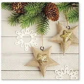 Obrusy i serwetki - Komplet serwetek 33 x 33 cm Boże Narodzenie TL837000 20 sztuk - miniaturka - grafika 1