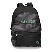 Koszulki i topy damskie - Pepe Jeans Davis plecak na laptopa, podwójna kieszeń, 15,6 cala, czarny, 31 x 44 x 17,5 cm, poliester, 20,46 l - miniaturka - grafika 1