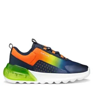 Buty dla chłopców - Sneakersy Geox J Activart Illuminus J45LYA 02A9J C0749 M Granatowy - miniaturka - grafika 1