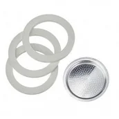 Akcesoria i części do ekspresów do kawy - 3 uszczelki + sitko do kawiarek aluminiowych Bialetti 6tz. - miniaturka - grafika 1