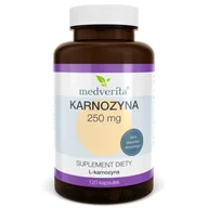 Suplementy naturalne - MEDVERITA Medverita Karnozyna 250 mg 120 k aminokwas MV192 - miniaturka - grafika 1