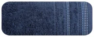 Ręczniki - Euro Firany Ręcznik Kąpielowy Pola (09) 70 x 140 Granatowy 1220775 - miniaturka - grafika 1