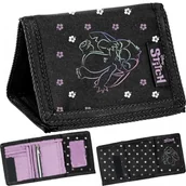 Portfele - BeUniq Portfel Stitch Czarny DS24EE-882 - miniaturka - grafika 1