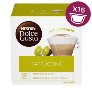 Kapsułki do espresso Nescafé Cappuccino (16 ks - Kawa w kapsułkach i saszetkach - miniaturka - grafika 1