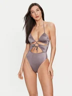 Stroje kąpielowe - Hunkemöller Strój kąpielowy Luna 205637 Szary - miniaturka - grafika 1
