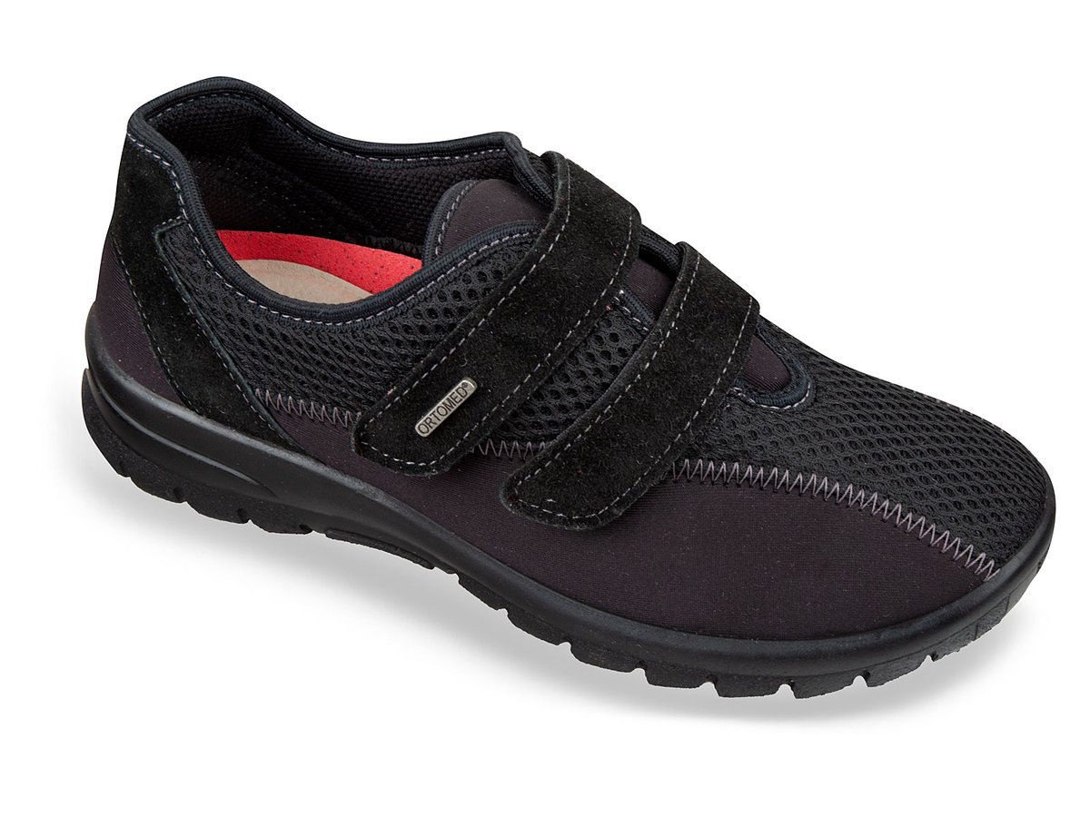Buty damskie sportowe ortopedyczne na haluksy elastyczne OrtoMed 4009-40