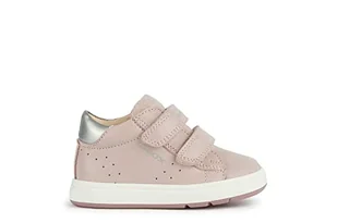 Geox Chłopięce B BIGLIA Girl C First Walker Shoe, Old Rose/Silver, 26 EU - Moda i Uroda OUTLET - miniaturka - grafika 1
