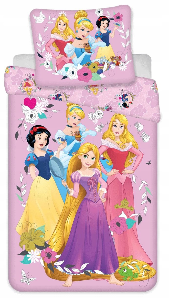 Pościel Roszpunka Pościel Księżniczki Pościel Princesses 160x200