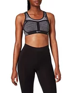 Biustonosze - Nike Damski biustonosz sportowy Fe/Nom Flyknit Bra wielokolorowa czarny/biały XS AJ4047 - miniaturka - grafika 1