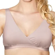 Biustonosze ciążowe - Mitex Biustonosz do karmienia Lilly pudrowy róż L - miniaturka - grafika 1