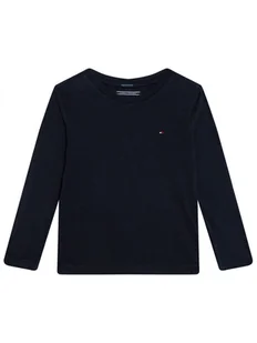 Tommy Hilfiger Bluzka KB0KB04141 S Granatowy Long Sleeve - Bluzki damskie - miniaturka - grafika 1