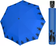 Parasole - Parasol automatyczny Doppler Fiber Magic Cat's Family Blue - miniaturka - grafika 1