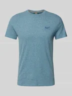 Koszulki męskie - T-shirt z wyhaftowanym logo - miniaturka - grafika 1