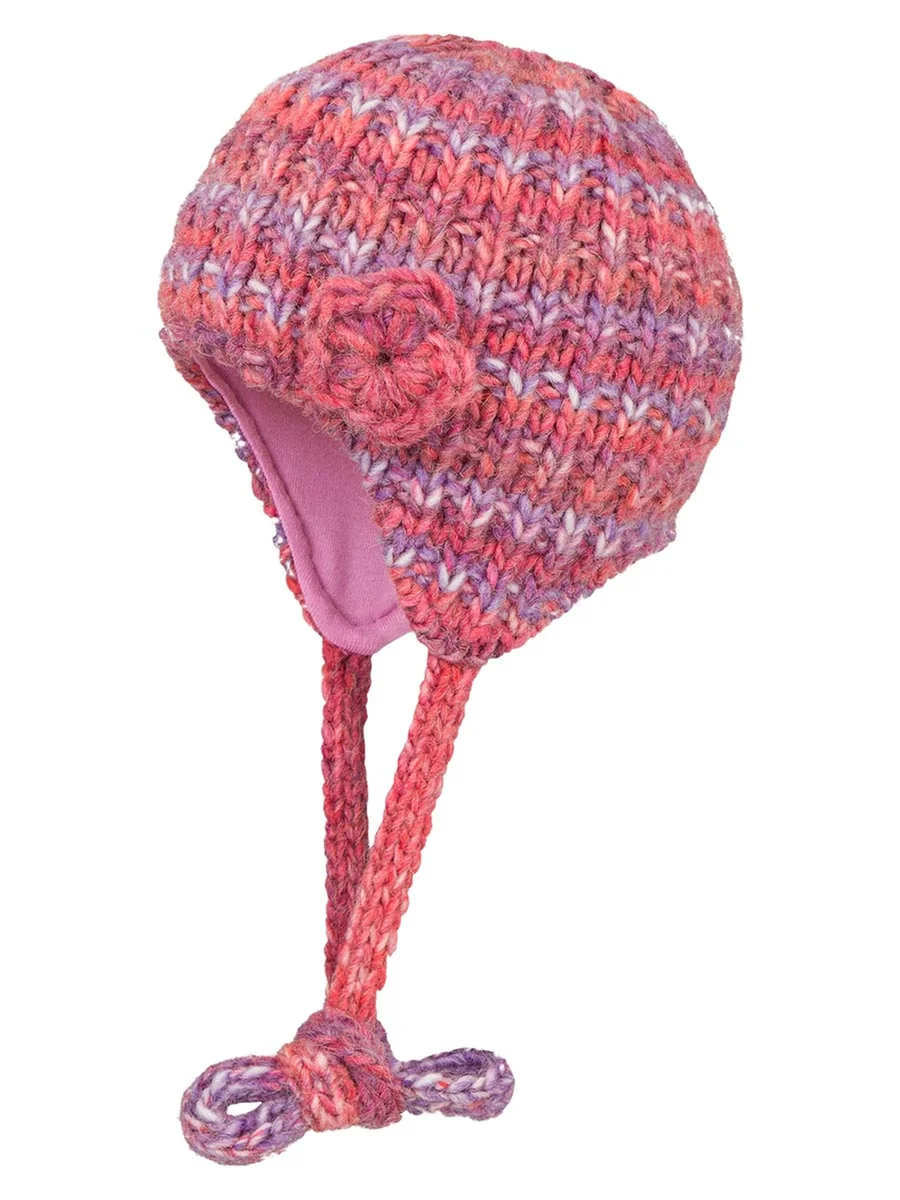 Niemowlęca czapka wiązana pomarańczowa Doll r.37
