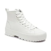 Trampki damskie - Calvin Klein Jeans Skórzane trampki - miniaturka - grafika 1