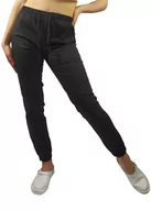 Odzież medyczna - Spodnie joggery medyczne FLEX czarne elastyczne - premium S - miniaturka - grafika 1