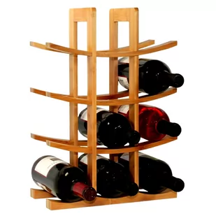 Stojak na wino TUTUMI, brązowy, 42x30 cm - Pozostałe akcesoria barmańskie - miniaturka - grafika 1