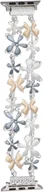 Akcesoria do smartwatchy - GlacierX bransoleta do smartwatcha Gleam Flowers Stretch Bracelet Silver Sun do Apple Watch 38/40/41mm Szaro-Żółta - miniaturka - grafika 1