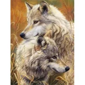 Malowanie po numerach - Titanum Malowanie po numerach - 40x50cm Wilki - miniaturka - grafika 1