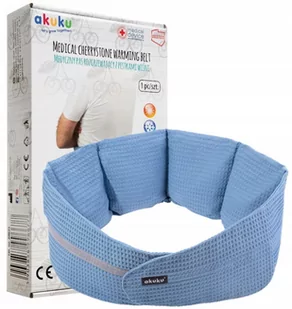 Akuku Medyczny Pas Rozgrzewający Z Pestkami Wiśni 0637 - Termofory - miniaturka - grafika 1