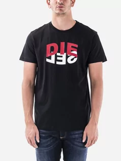 Koszulki męskie - T-shirt Diesel T-DIEGOS-N22 A008280HAYU9XX S (3US) Czarny (8059010150634) - grafika 1