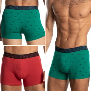 LAMA 1056SZG bokserki męskie dopasowane szorty z BAWEŁNY 2-PAK - XL - Majtki męskie - miniaturka - grafika 1