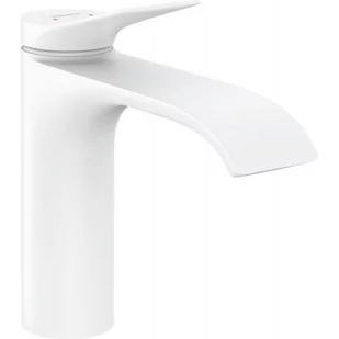 Hansgrohe 75020700 Vivenis Jednouchwytowa bateria umywalkowa 110 z kompletem odp$267ywowym bia$268y matowy - Baterie umywalkowe - miniaturka - grafika 1