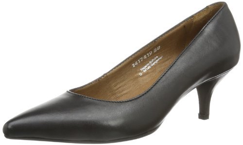 Andrea Conti 1417419 czółenka damskie, czarny - Czarny czarny 002-40 EU