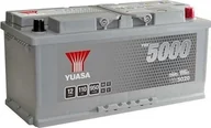 Ładowarki i akumulatory - Akumulator YUASA 12V 110Ah/950A YBX5000 Silver High Performance SMF P+ standardowy 393x175x190 B13 rozruchowy - miniaturka - grafika 1