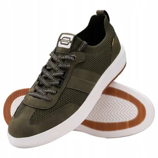 Sneakersy męskie wsuwane oliwkowe V2 OM-FOSL-0154 41 - Sneakersy męskie - miniaturka - grafika 1