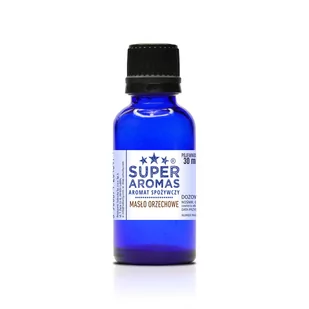 SUPER AROMAS Aromat Spożywczy Masło Orzechowe 30 ml - Dodatki do ciast w proszku - miniaturka - grafika 1