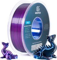 Filamenty i akcesoria do drukarek 3D - Drukarka 3D Geeetech 1 kg 1,75 mm filamentu PLA Silk Tri-Color (niebieski + fioletowy + czarny), dokładność wymiarowa +/- 0,03 mm - miniaturka - grafika 1
