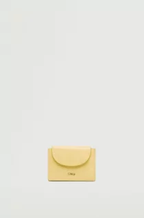 Portfele - Mango portfel damski kolor żółty - grafika 1