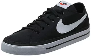 Sneakersy męskie - Nike Buty Court Legacy Canvas CW6539 002 CW6539 002 czarny 44 CW6539 002 - grafika 1