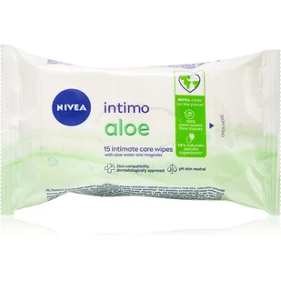 Nivea Intimo Aloe nawilżane chusteczki do higieny intymnej 15 szt - Kosmetyki do higieny intymnej - miniaturka - grafika 1