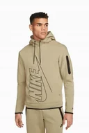 Bluzy męskie - Bluza Nike Męska Sportswear Z Kapturem Beżowa DX0577-247 r. M - miniaturka - grafika 1