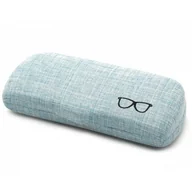 Akcesoria do okularów - Etui Futerał na okulary ET-104B niebieskie - miniaturka - grafika 1