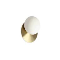 Lampy ścienne - Kinkiet  NINFEA AP1 OTTONE 293646 - Ideal Lux - miniaturka - grafika 1