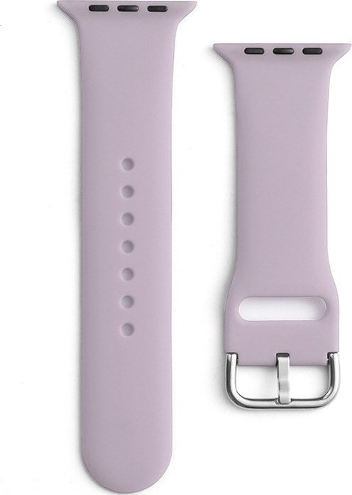 Hurtel Silicone Strap APS silikonowa opaska do Watch Ultra / 8 / 7 / 6 / 5 / 4 / 3 / 2 / SE 49 / 45 / 44 / 42mm pasek bransoleta do zegarka fioletowy