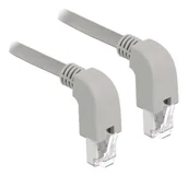 Kable miedziane - Kabel sieciowy Delock RJ45 Cat.5e SF / UTP w dół / pod kątem w dół 2m - miniaturka - grafika 1