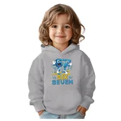 Bluzy dla dziewczynek - BLUZA DZIECIĘCA Z KAPTUREM 67 SIX SEVEN KLOCKI VIRAL 122-128 PREZENT - miniaturka - grafika 1