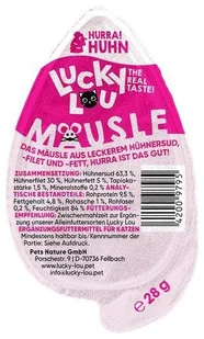 Lucky Lou Mausle Kurczak 28g - Przysmaki dla kotów Lucky Lou Mausle Kurczak 28g - Przysmaki dla kotów - miniaturka - grafika 1