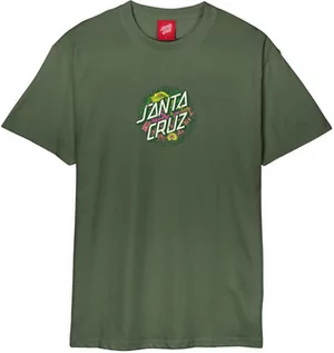 Koszulki męskie - t-shirt męski SANTA CRUZ ASP FLORES DOT FRONT TEE Sage - grafika 1