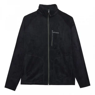 Męski polar rozpinany Columbia Fast Trek II Full Zip Fleece - czarny - COLUMBIA - Koszulki sportowe męskie - miniaturka - grafika 1