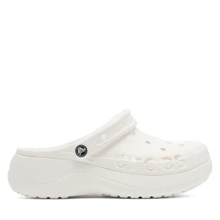 Klapki Crocs C-BAYA PLATFORM CLOG 208186-100 Biały - Klapki i japonki damskie - miniaturka - grafika 1