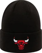 Czapki damskie - New Era New Era Chicago Bulls Cuff Hat 12156075 Czarne OSFM - miniaturka - grafika 1
