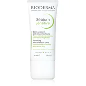 Kremy do twarzy - Bioderma SEBIUM SENSITIVE Łagodzący krem wspomagający leczenie skóry trądzikowej 30 ml 7071109 - miniaturka - grafika 1