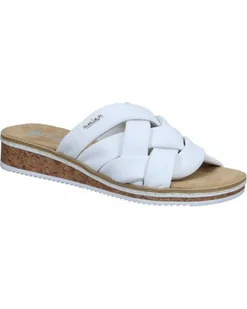 KLAPKI RIEKER - 900165-03 WHITE - Rieker - Klapki i japonki damskie - miniaturka - grafika 1